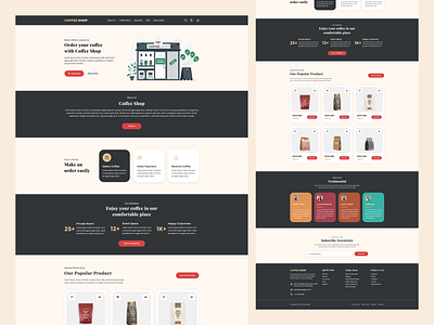 Coffee Shop Website Design