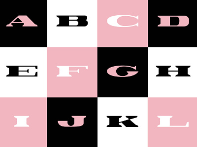 Berger typeface I.