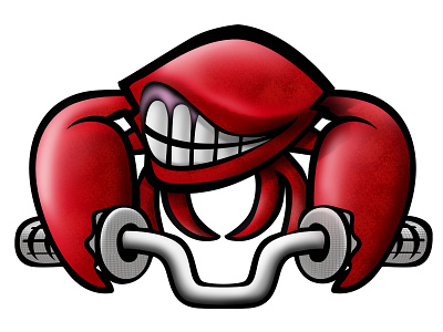 logo crab no armpump cartoon illustration illustration ilustración logo