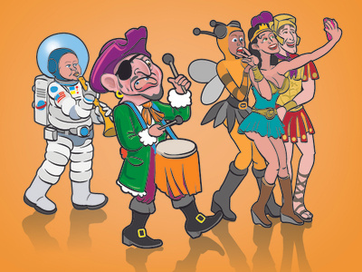 Carnaval carnival cartoon illustration drawing illustration ilustración vector