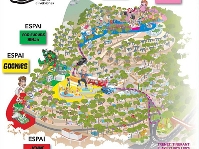 Festival Diverland cartoon illustration draw drawing festival illustration ilustración maps