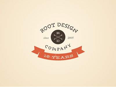 Root Design Company Anniversary Logo 1