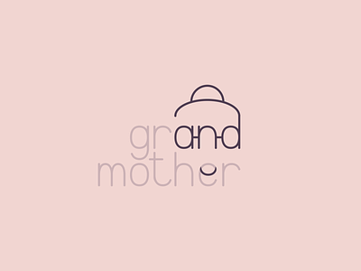 Grandmother adobe illustrator branding challenge design flat friendly grandmother icon identity logo logo challenge logo design vector warm wordmark wordplay