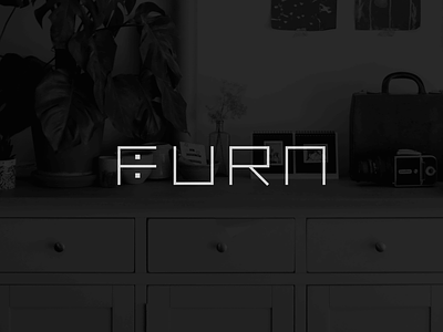 Furn adobe illustrator branding challenge design drawer flat furniture icon identity logo logo challenge logo design simple vector