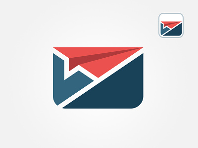 Emailing app branding chat email icon logo