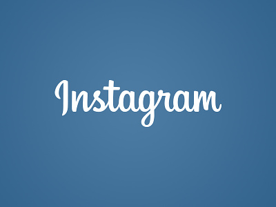 Instagram Logo branding identity instagram lettering logo logotype script typography wordmark