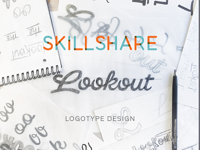 Skillshare Logotype Design branding identity lettering logo logotype skillshare typography