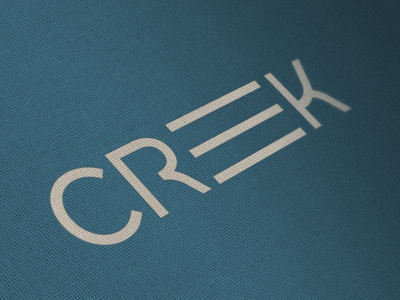 Creek fun identity logo typography