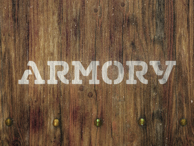 Armory branding identity logo typography