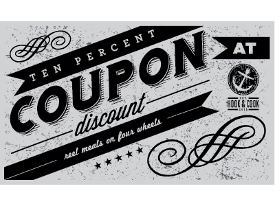 Hook Cook Coupon By Logan Olds On Dribbble