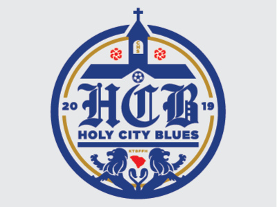 Holy City Blues badge blue charleston chelsea fc crest futbol gold logo premier league red soccer vecteezy