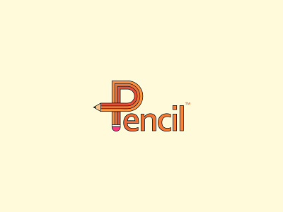 Pencil Logo (P Letter Logo) agency logo branding business logo design graphic design illustration logo logo design logos minimalist logo modern logo p letter logo pencil pencil logo vector