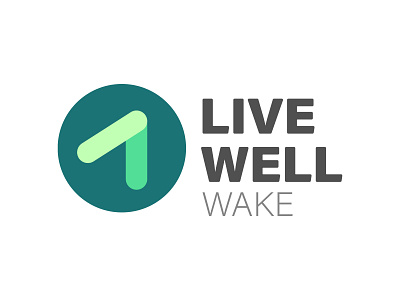 Live Well Wake Branding brand identity branding business design government graphic design logo sticker tshirt