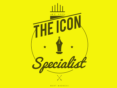 Icon Specialist art brand branding clean creative design design icon icon a day icon animation icon artwork icon bundle identity illustrator lettering logo typography vector