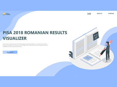 PISA Romania Result Visualizer Homepage
