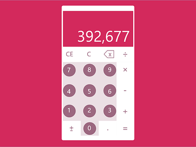 Calculator-Daily UI 005 adobe xd app calculator daily 100 challenge daily ui dailyui005 design ui