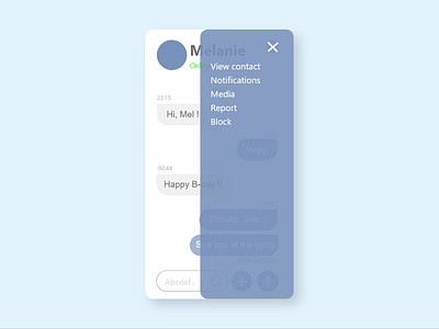 Direct Messaging- Daily UI 013 adobe xd app button daily 100 challenge daily ui design direct message ui