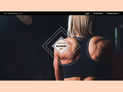 Fitness App Landing Page adobe xd app branding design design fitness fitness app homepage landingpage ui ux webdesign webpage website