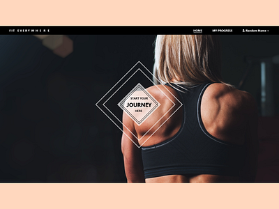 Fitness App Landing Page