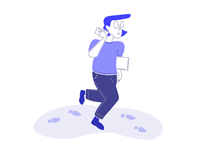 Illustration - person walking