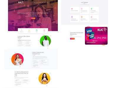 KLIC Website design web design website website concept