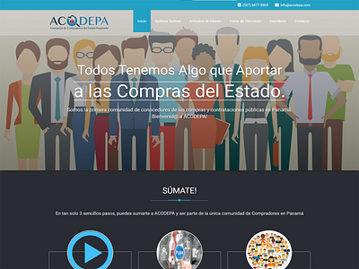 Website: acodepa.com branding design ux vector web design web designer website website design wordpress