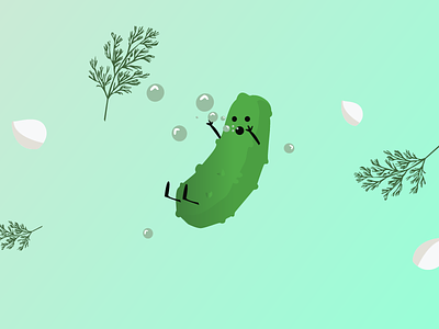 In a Pickle branding design graphic design illustration illustrator cc pickle vector