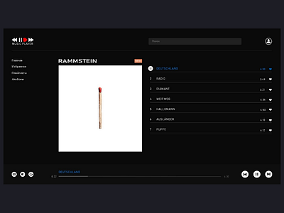 Music Player adobe photoshop design dribbble music player photoshop player shot ui ui design ux ux ui ux design uxui web web design