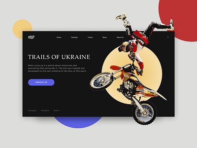 Motocross design dribbble figma figma webdesign ui uidesign figmadesign motocross motorbike ui ui design ux ux ui web web design