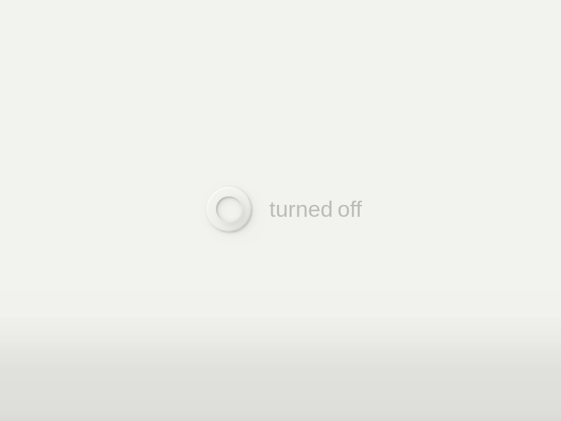 Turn ON/OFF animation design interaction ui ux