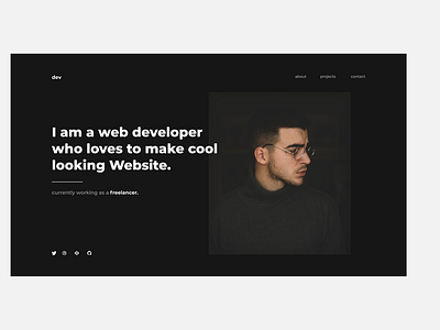 Homepage by Sikriti Dakua on Dribbble