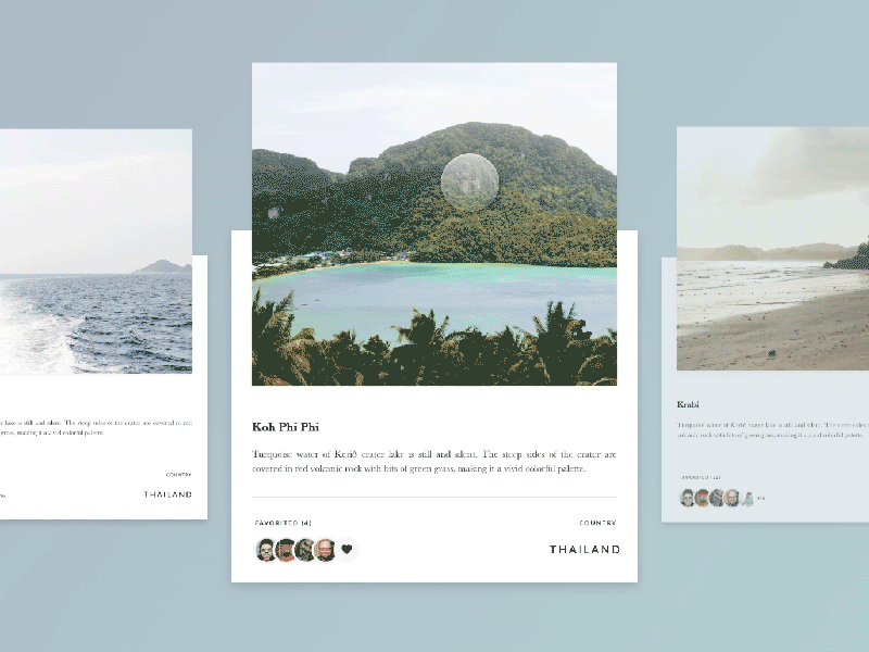 Cards Animation photography framer animation space minimal clean white brand magazine saison ux ui