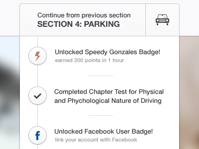 Badges area badge button light menu nav pic title user