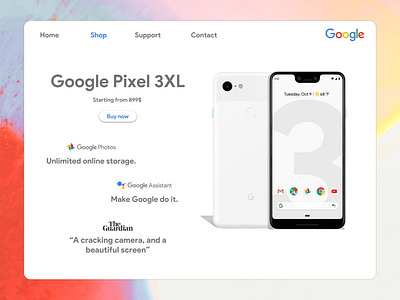 Google Store - Redesigned