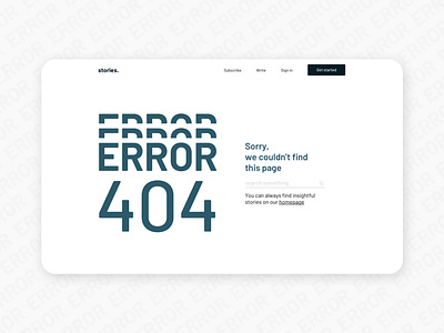 404 Web Page