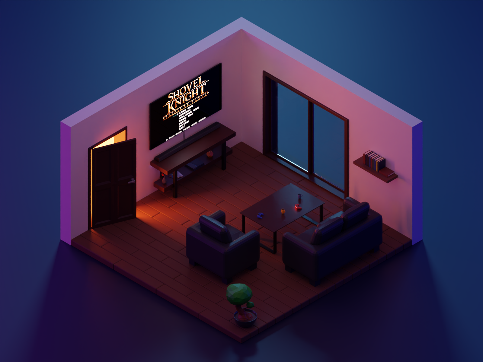 Модель пространства. Гостиная 3d Blender. Low Poly гостиная. Low Poly Living Room. Isometric Living Room Blender.