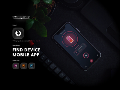 Find Phone app design designinspiration device findmyphone uiinspiration uitrends uiux uiuxdesign
