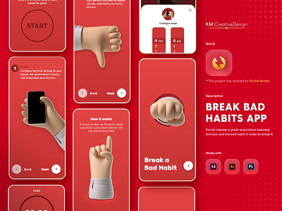 Break Bad Habits badhabits design designinspiration habits track uitrends uiux uiuxdesign