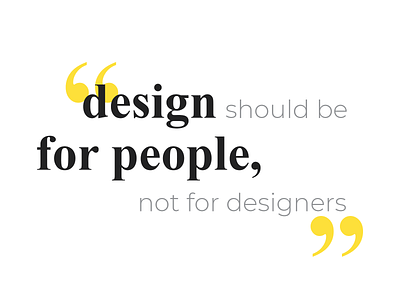 Design should be for people, not for designers typogaphy typography art typography design