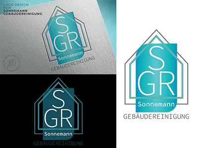 Logo design for SGR company design graphic illustrator logo mockup