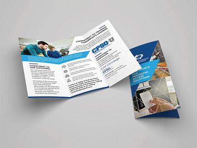 Interior of 11x8.5 Trifold Brochure for CPSG