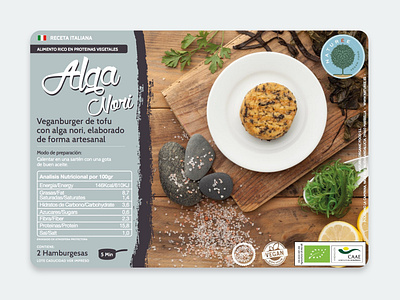 Naturee Alga creative direction food organic food package design packagin photograhy tofu vegan