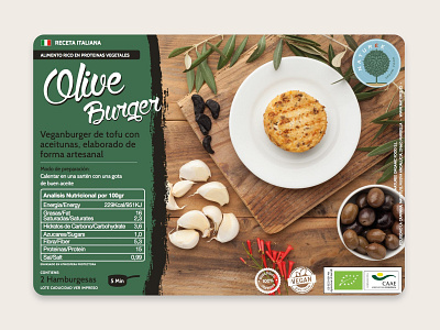 Naturee Olive creative direction food label organic food package design packaging photography tofu vegan