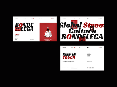 BONDELEGA website for street culture clothes brand clean clothers design ecommerce editorial fashion magazine shop street culture ui