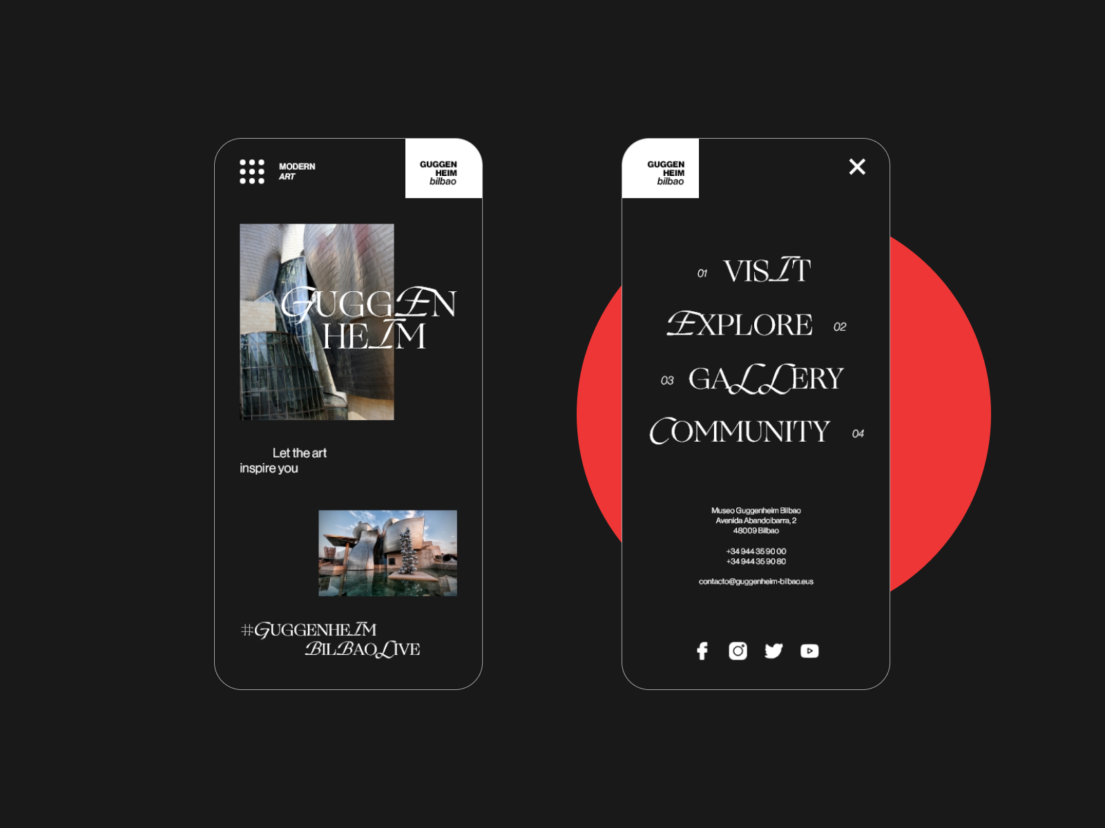 Guggenheim museum concept design by Alyona Kuksova on Dribbble