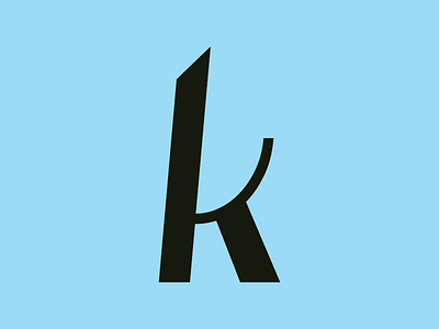 k font k lowercase type design typography