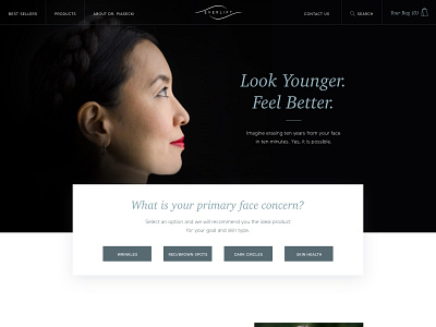 Conversion-Focused Web Design For Skincare Brand