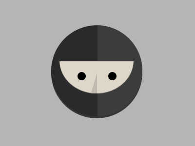 Flat Ninja flat icon ninja