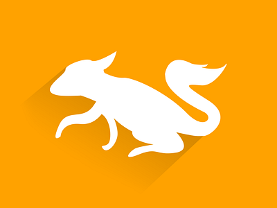 Fox fox illustration logo orange