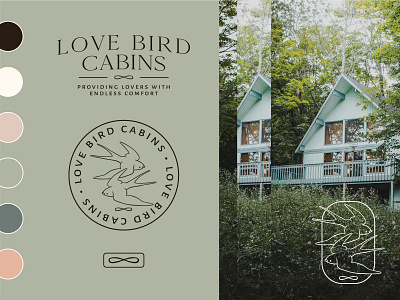 Love Bird Cabins Branding